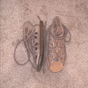 Mossimo Supply Co lace up sandals